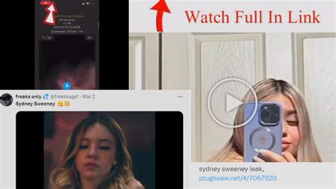 sydney sweeney leak|Sydney Sweeney’s weird lie : r/popculturechat